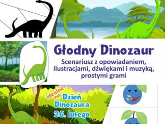 Głodny Dinozaur na Dzień Dinozaura 26. lutego